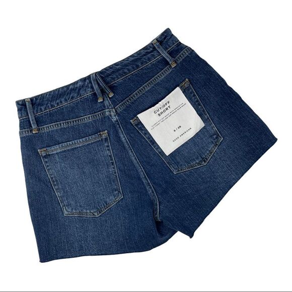 * NEW Good American Cut Off Flat Tummy Jean Short Size 6/28 - Picture 8 of 10